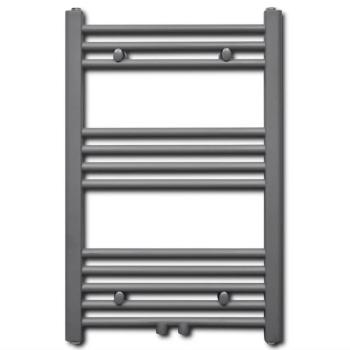 Handtuchheizkörper Warmwasser Gerade Grau 500x764 mm