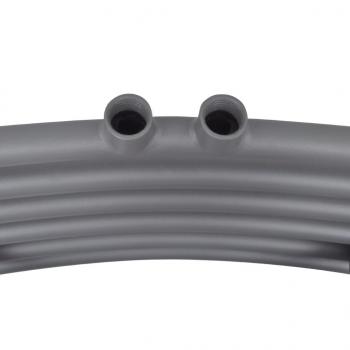 Handtuchheizkörper Warmwasser Gebogen Grau 500x1160 mm