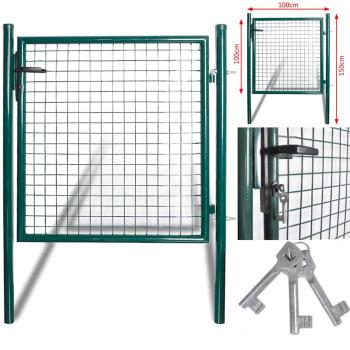 Zauntor Pulverbeschichteter Stahl