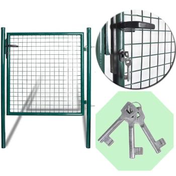 Zauntor Pulverbeschichteter Stahl