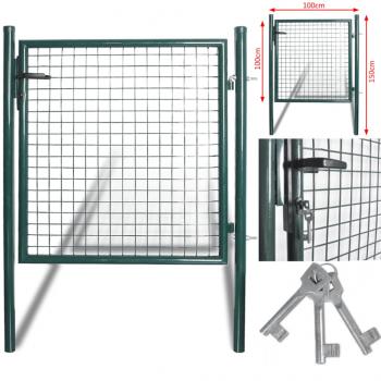 Zauntor Pulverbeschichteter Stahl