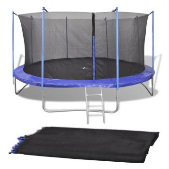 ARDEBO.de - Sicherheitsnetz für 4,57 m Runde Trampoline 
