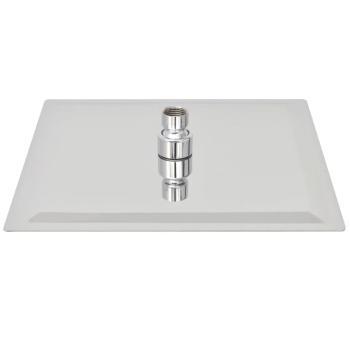 Regenbrause Edelstahl 25x25 cm Quadratisch
