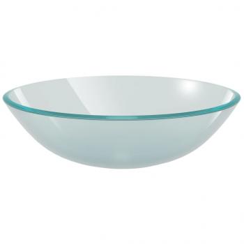 Waschbecken Hartglas 42 cm Mattiert