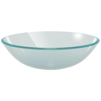 Waschbecken Hartglas 42 cm Mattiert