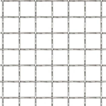Wellengitter Edelstahl 100x85 cm 11x11x2 mm