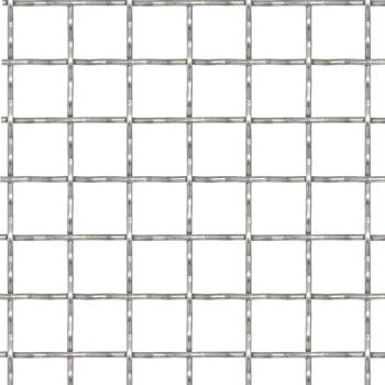 Wellengitter Edelstahl 100x85 cm 11x11x2 mm