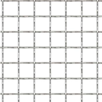 Wellengitter Edelstahl 100x85 cm 11x11x2 mm