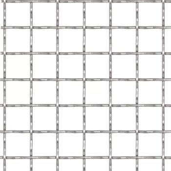 Wellengitter Edelstahl 100x85 cm 31x31x3 mm