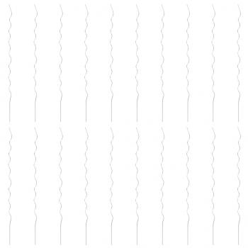 Tomaten-Spiralstäbe 20 Stk. 170 cm Verzinkter Stahl