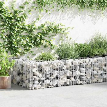 Gabionenkorb Pflanzkasten Gemüse-Hochbeet Stahl 300×30×50 cm