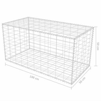 Gabionenkorb Stahl 100×50×50 cm