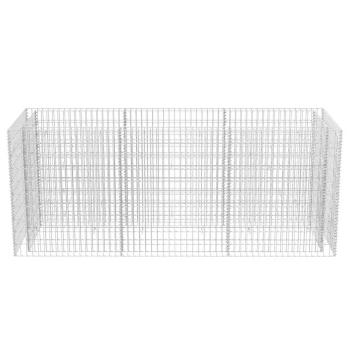 Gabionen-Hochbeet Stahl 270×90×100 cm
