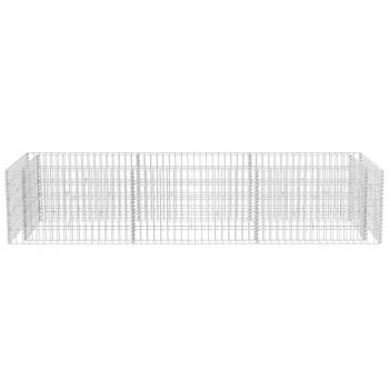 Gabionen-Hochbeet Stahl 270×90×50 cm