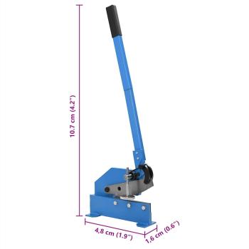 Hebelschere 200 mm Blau