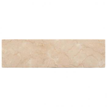 Waschbecken 45x30x12 cm Marmor Hochglanz-Creme