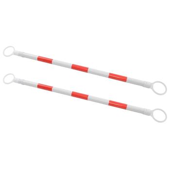 Teleskopstangen für Leitkegel 2 Stk. Kunststoff 116-197 cm