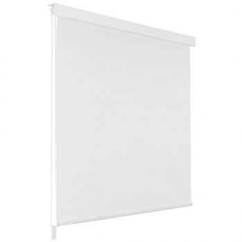 ARDEBO.de - Duschrollo 80x240 cm Weiß