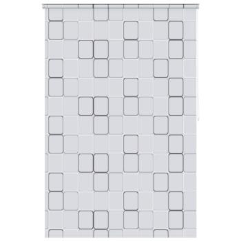 Duschrollo 140x240 cm Quadratmuster