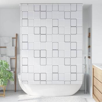 Duschrollo 140x240 cm Quadratmuster