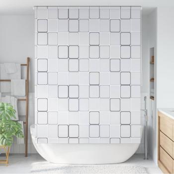 Duschrollo 160x240 cm Quadratmuster