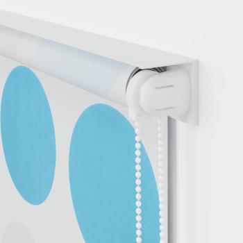 Duschrollo 100 x 240 cm Kreismuster