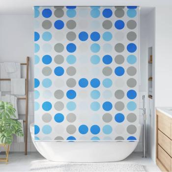  Duschrollo 140x240 cm Kreismuster