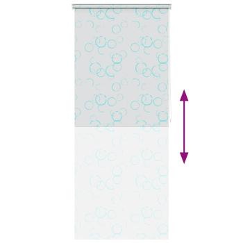 Duschrollo 100x240 cm Blasenmuster