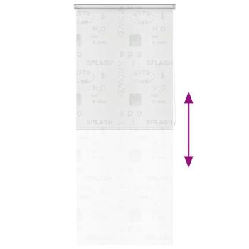 Duschrollo 120x240 cm Splash-Design