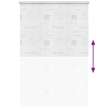 Duschrollo 140x240 cm Splash-Design