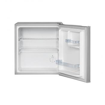 Bomann KB 7346 Mini-Kühlschrank, 42 L, 2 Gitterablagen, Edelstahl-Optik