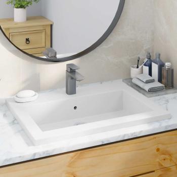 Granitbecken 600×450×120 mm Weiß
