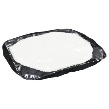 Handstreuwagen Salzstreuer zum Ziehen PVC Stahl 125x74x79cm 45L