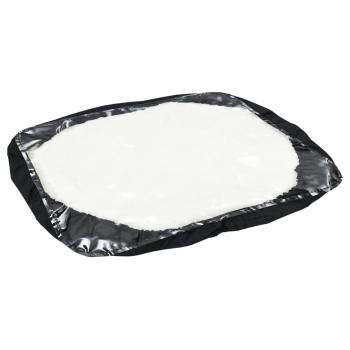 Handstreuwagen Salzstreuer zum Ziehen PVC Stahl 125x74x79cm 45L