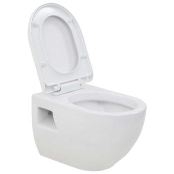 Wand-WC Keramik Weiß  