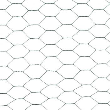 Drahtzaun Stahl mit PVC-Beschichtung 25x1,2 m Grün