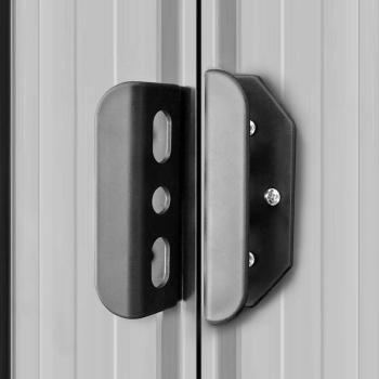 Gartenhaus 257x298x178 cm Metall Grau