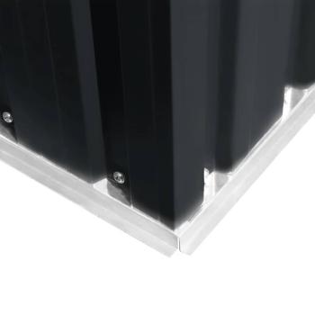 Gerätehaus 257x298x178 cm Metall Anthrazit