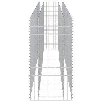 Gabionen-Hochbeet Verzinkter Stahl 270×50×100 cm