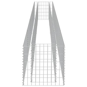 Gabionen-Hochbeet Verzinkter Stahl 450×50×50 cm