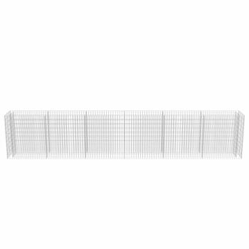 Gabionen-Hochbeet Verzinkter Stahl 540×50×100 cm