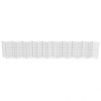 Gabionenwand Verzinkter Stahl 630×30×100 cm