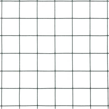 Drahtzaun Stahl mit PVC-Beschichtung 25x1,5 m Grün