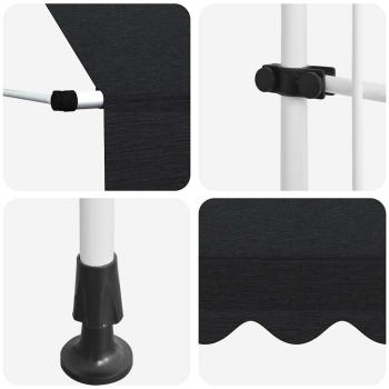 Einziehbare Markise Handbetrieben 250 cm Anthrazit