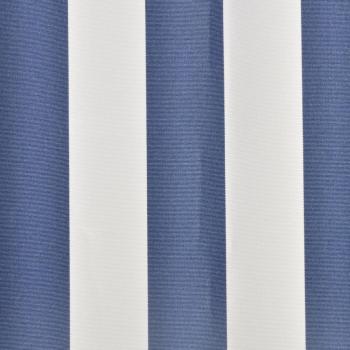 Markisenbespannung Canvas Blau & Weiß 500x300 cm