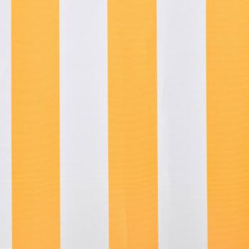 Markisenbespannung Canvas Orange & Weiß 450x300 cm 