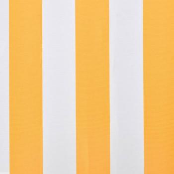 Markisenbespannung Canvas Orange & Weiß 500x300 cm