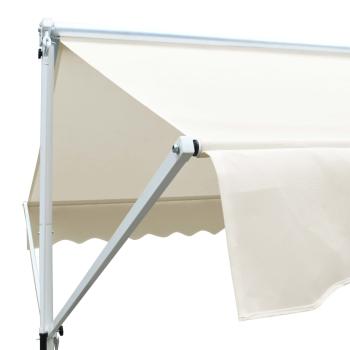 Freistehende Markise Cremefarben 4 x 3 m