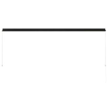 Einziehbare Markise 350×150 cm Anthrazit