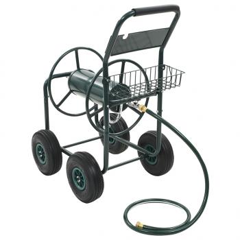 Gartenschlauchwagen mit 1/2" Schlauchanschluss 75 m Stahl